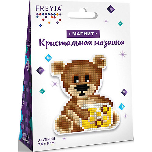 Алмазная мозаика Фрея "Магнит" Медвежонок, 8х7,5 см от Фрея