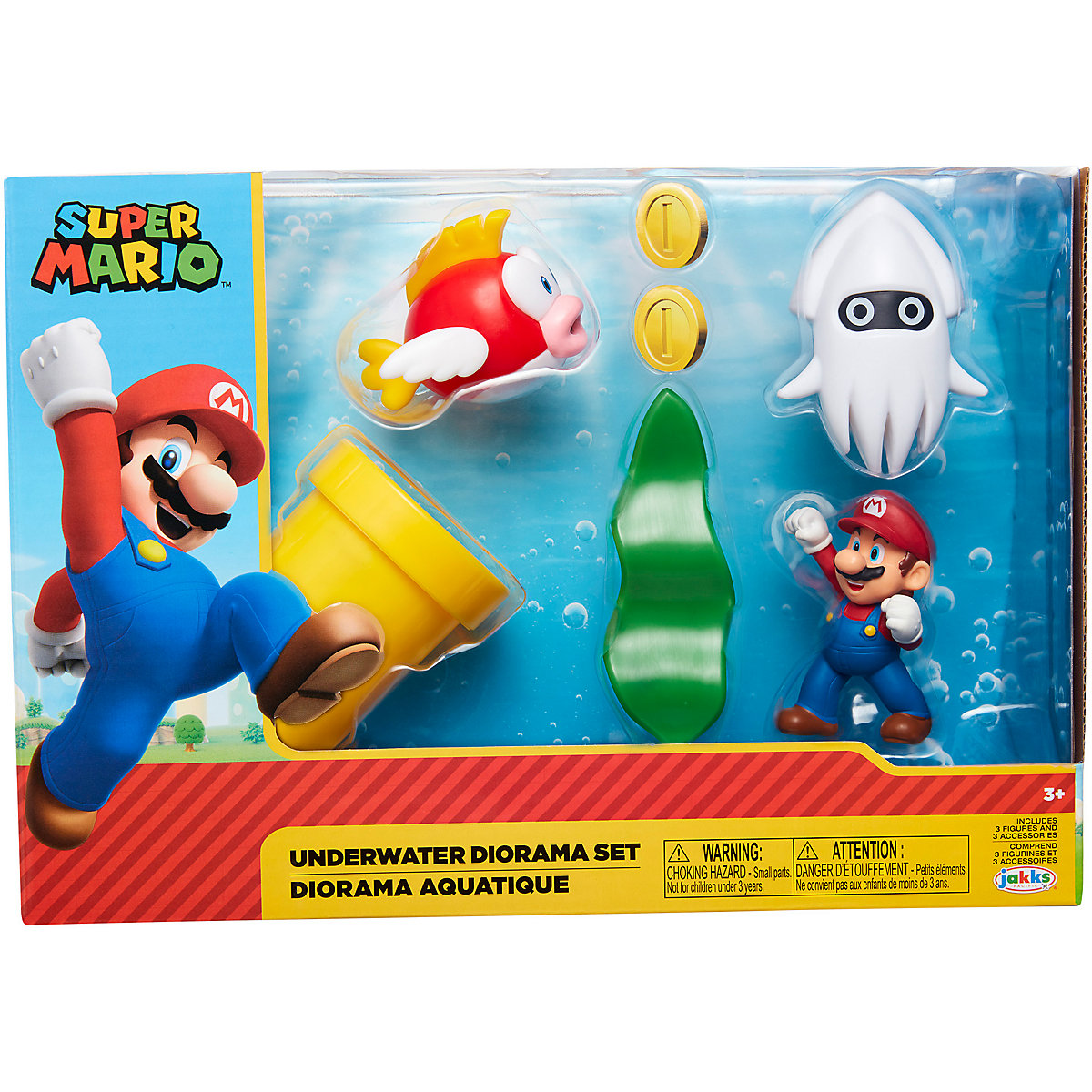 Nintendo Super Mario Multipack Spielset Unterwasserwelt 6 cm