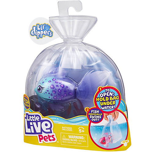 Волшебная рыбка Little live pets Lil' Dippers от Moose