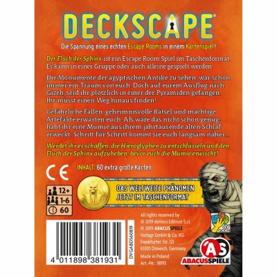 Image of Abacusspiele Deckscape - Der Fluch der Sphinx