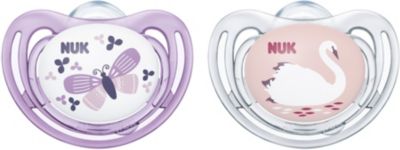 Schnuller Freestyle Silikon Gr 2 Lila Rosa 2er Pack Nuk Mytoys