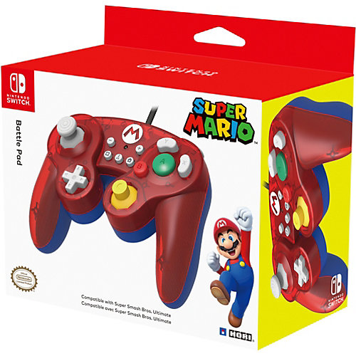 Геймпад Hori Battle Pad Mario для консоли Nintendo Switch NSW-107U