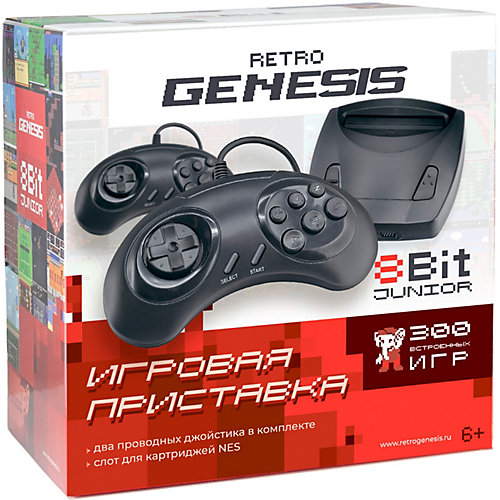 Игровая приставка Retro Genesis 8 Bit Junior ZD-03, 300 игр