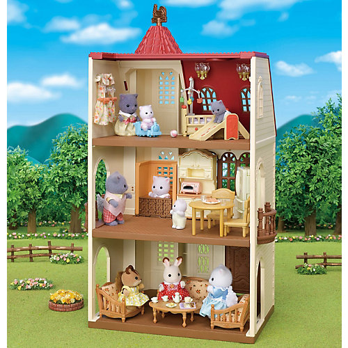 Игровой набор Sylvanian Families Трехэтажный дом с флюгером от Эпоха Чудес