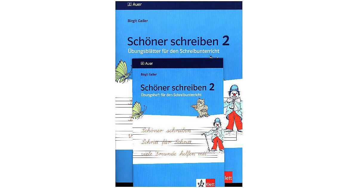 Buch - Schöner schreiben, Lateinische Ausgangsschrift, 2 Tle.