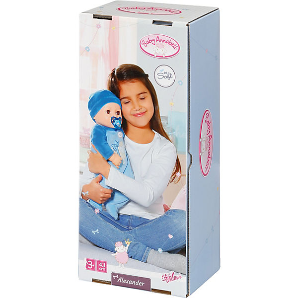 Baby Annabell® Puppe Alexander 43 cm in Geschenkverpackung