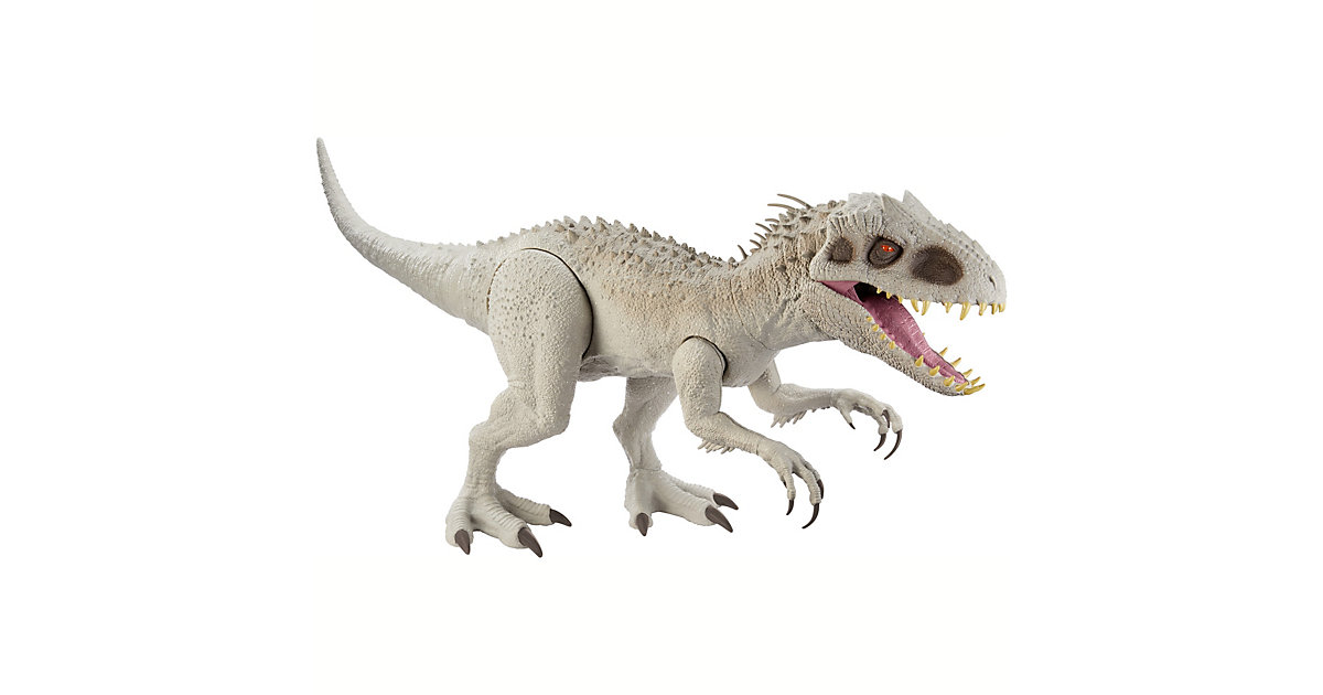 Spielzeug/Sammelfiguren: Mattel Jurassic World Riesendino Indominus Rex, ca. 45 cm groß und 105 cm lang