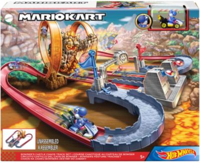 hot wheels mario kart bowser's castle trackset