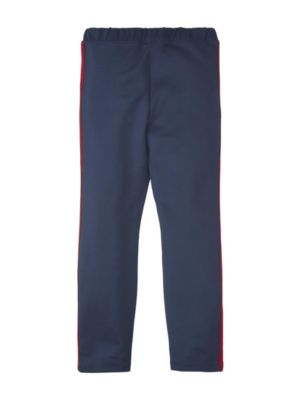 TOM TAILOR Mädchen Wide Leg Hose - Gestreifte Baumwollhose Mit Gummibund