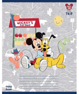 Комплект тетрадей Hatber "Микки Маус", 12 листов