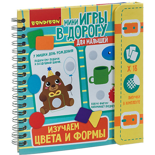Развивающая игра Bondibon Изучаем цвета и формы от Bondibon