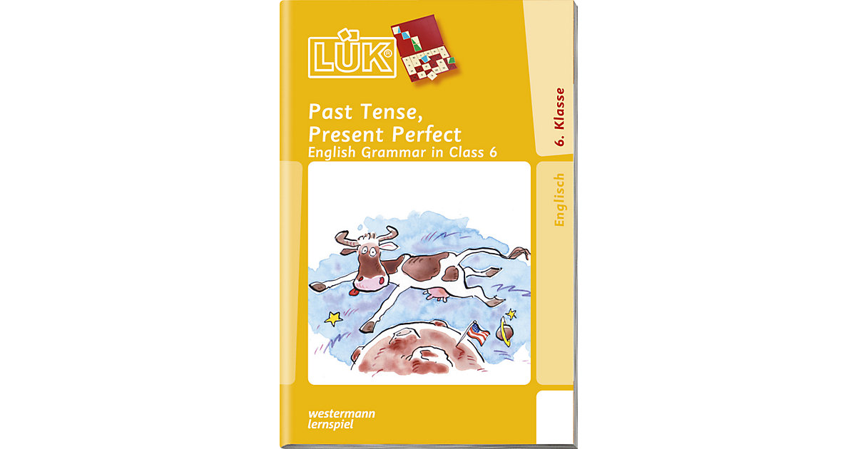 Buch - LÜK: Past Tense - Present Perfect, English Grammar in Class 6, Übungsheft