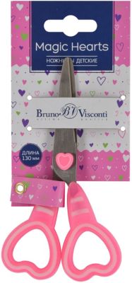 Ножницы Bruno Visconti Magic Hearts, 13 см