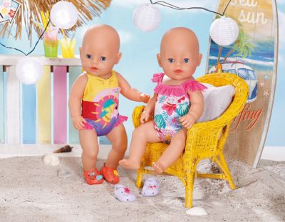 Passend Für Baby Born Badeanzug Puppenkleidung 43 cm NEU 
