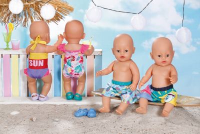 Baby Born Bade Badeanzug Schwimmen Outfit Für 43cm Puppen Zapf Creation 