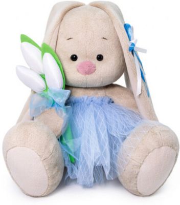 Мягкая игрушка Budi Basa Зайка Ми с тюльпанами, 23 см
