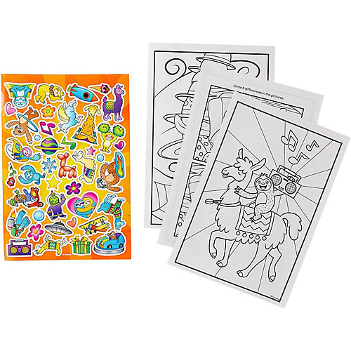 Раскраска с наклейками Любимая Лама от Crayola