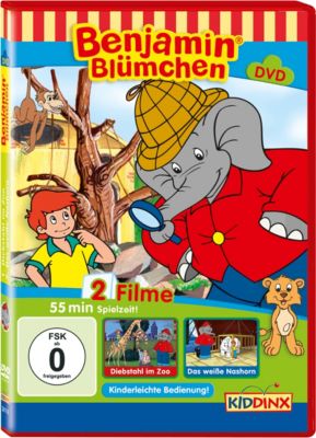 DVD Benjamin Blümchen (Diebstahl im Zoo/ Das weiße Nashorn) Hörbuch