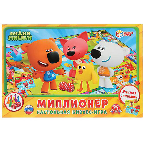 Настольная бизнес-игра Умные игры "Миллионер. Мимимишки" от Умка