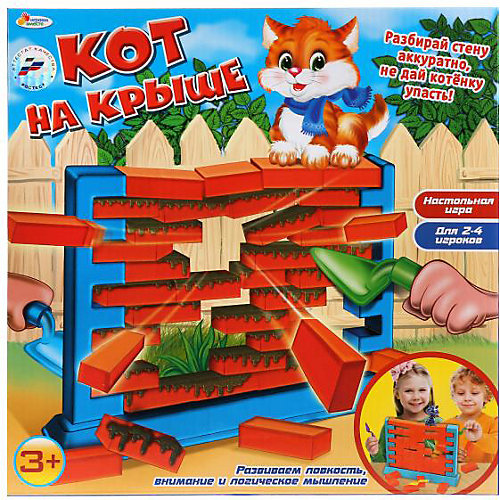 Настольная игра Играем вместе "Кот на крыше" от Играем вместе