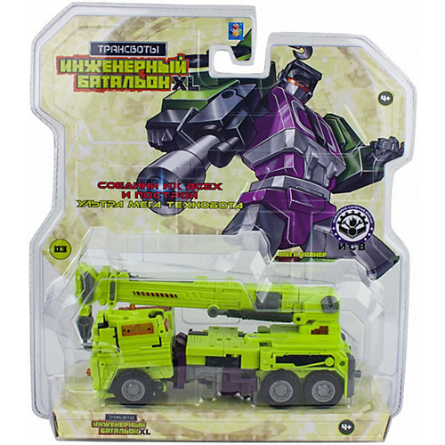 Трансботы 1Toy Инженерный батальон XL: Мега Кранер от 1Toy