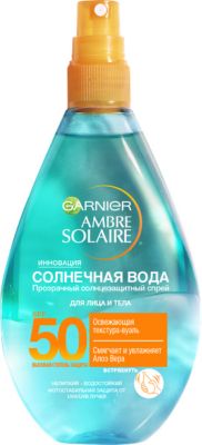 Спрей для тела Garnier Ambre Solaire "Солнечная вода" SPF 50 , 150 мл