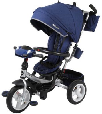 Трёхколёсный велосипед Moby Kids Air Car New 360°, 12x10