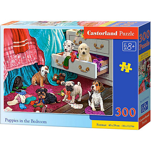 Пазл Castorland Щенок в спальне, 300 деталей от Castorland