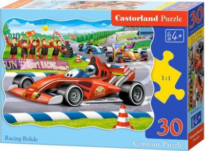 Пазл Castorland Гоночный болид, 30 деталей