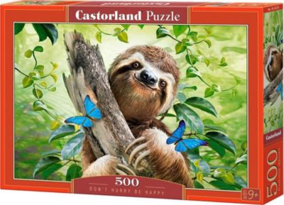 Пазл Castorland Счастливый ленивец, 500 деталей