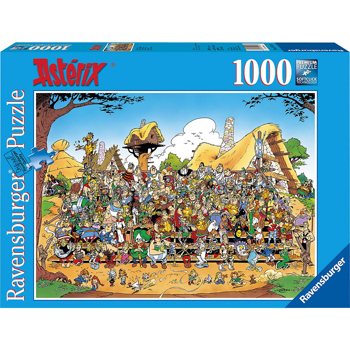 Ravensburger Puzzle 1000 Teile 70x50 cm Asterix Familienfoto
