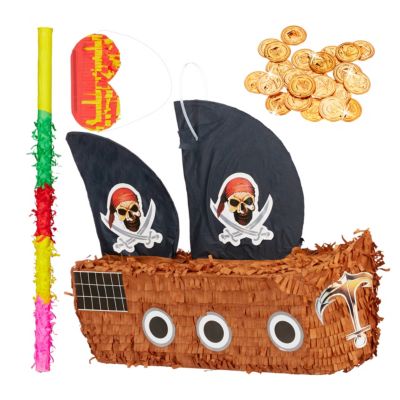 Birthday-Pinata Kinder Geburtstagspinata Pirat Piñata Pinata Piratenschiff 