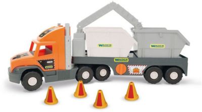 Игровой набор Wader Super Tech Truck, с контейнерами