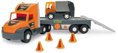 Игровой набор Wader Super Tech Truck, с мусоровозом
