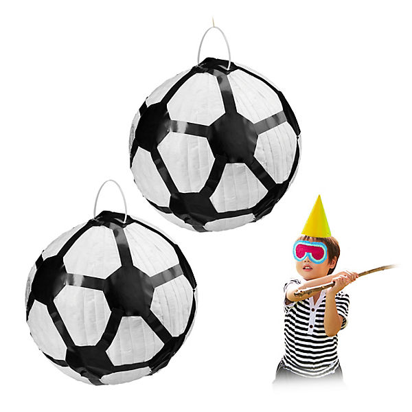 Stab Fussball Pinjata Augenmaske Fußball Piñata Kindergeburtstag Pinata
