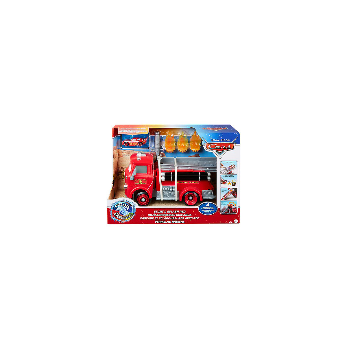 Disney Pixar Cars Farbwechsel Red Spielset und exklusives Disney Pixar Cars Farbwechsel Red Spielset und exklusives