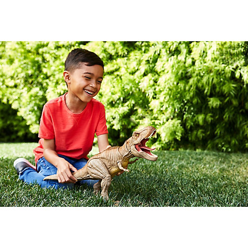 Фигурка динозавра Jurassic World Рычащий Ти-Рекс от Mattel