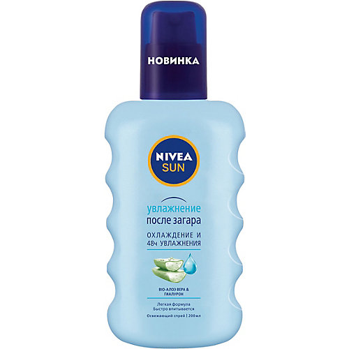 Спрей для тела Nivea Sun "Увлажнение после загара" с алоэ вера, 200 мл