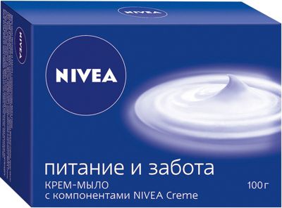 Крем-мыло Nivea "Питание и забота" с компонентами Nivea Creme, 100 г