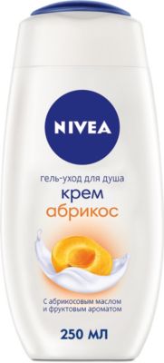 Гель-уход для душа Nivea "Крем Абрикос", 250 мл