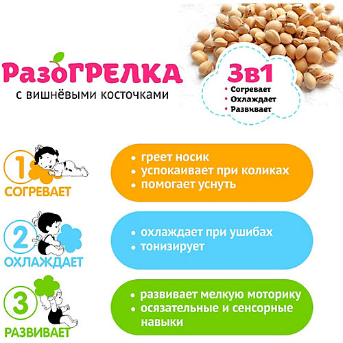 Игрушка-грелка Мякиши "Доктор Мякиш" Авокадо от Мякиши