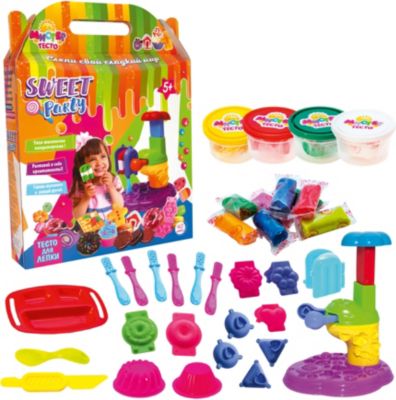 Набор теста для лепки Strateg "Мистер тесто" Sweet party
