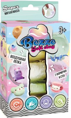 Набор массы для лепки Strateg Bezze soft clay