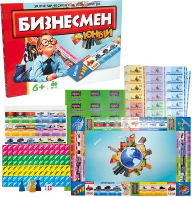 Настольная игра Strateg "Юный бизнесмен"