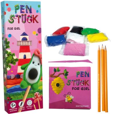 Набор для творчества Strateg Pen stuck for girl