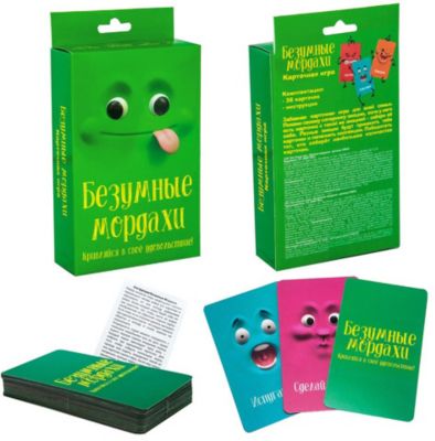 Настольная игра Strateg Безумные Мордахи