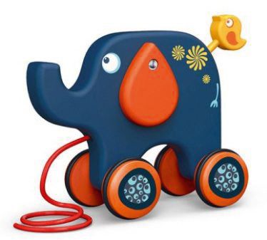 Игрушка-каталка Наша Игрушка Слон, 22х18 см