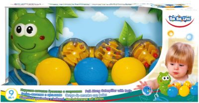 Игрушка-каталка Bebelino Гусеница с шариками
