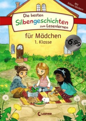 Image of Buch - Die besten Silbengeschichten zum Lesenlernen Mädchen 1. Klasse Kinder