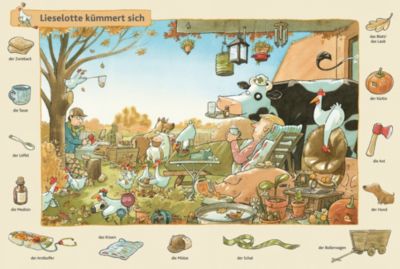 Was sucht Lieselotte? Das große Such-und-Finde-Wimmelbuch